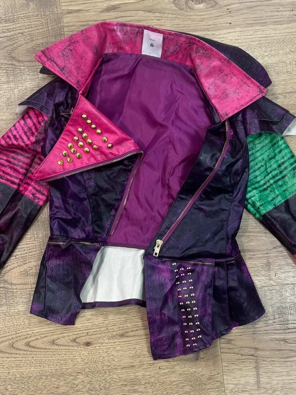 Disney Purple Pink Green Studded Theater Costume Jacket